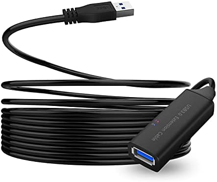 RSHTECH USB 3.0 Активен Удължител 16 Фута USB 3.0 кабел за Удължаване на Мъжкия към Женския Веригата с Вградени чипове