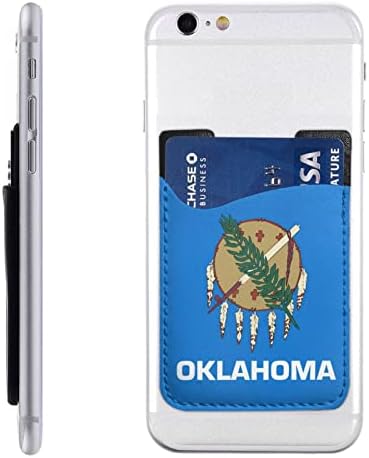 MTGNEEY Black White Race Pattern ПУ Leather Phone On Портфейла Credit Card Holder(Put Credit Card, Business Card & Id)