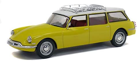Solido 421436530 1:43 Citroen DS 19 Break Car Model Vehicle, Жълт/Бял