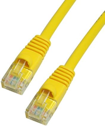 GRANDMAX CAT6 3' FT ЖЪЛТО, RJ-45, 550 Mhz, UTP Ethernet Мрежов Пач кабел Snagless/Molded Bubble Boot