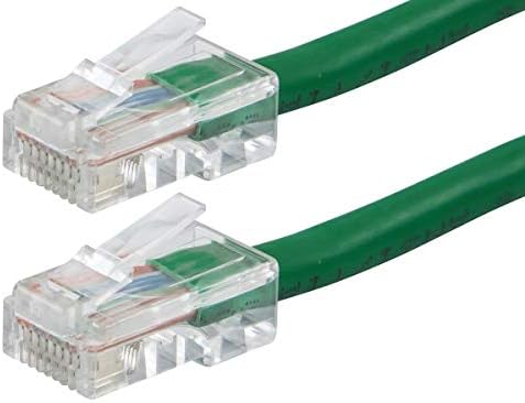 Buhbo 0.5 Ft Cat6 UTP Ethernet Network Не Booted Кабел (24-Pack), Зелен