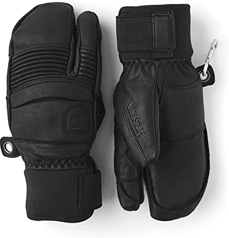 Hestra Leather Fall Line - Къс freeride-3-пальцевая снежна ръкавица с превъзходно сцепление за каране на ски, сноуборд, алпинизъм