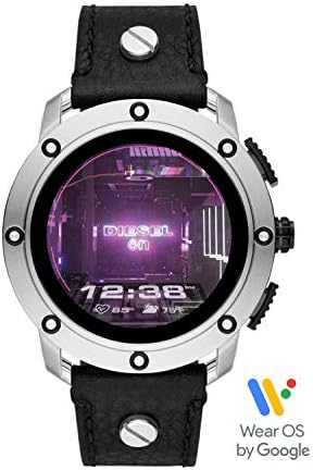 Diesel On Мъжки аксиални умен часовник със сензорен екран от неръждаема стомана с високоговорител, сърдечния ритъм, GPS,