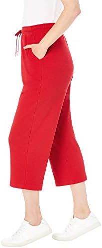 Woman Within Women ' s Plus Size Sport Knit Capri Pant