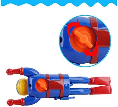 yeesport Детски Играчки Creative Swimming Scuba Diver Shape Wind-up Bath Toy Bathtub Toy for Kids Забавни вана Toy