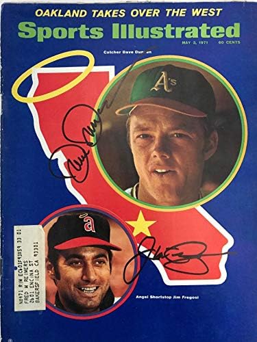 Дейв Дънкан & Джим Fregosi Autographed Спортс илюстрейтид - 3 май 1971 - Спортни списания с автограф