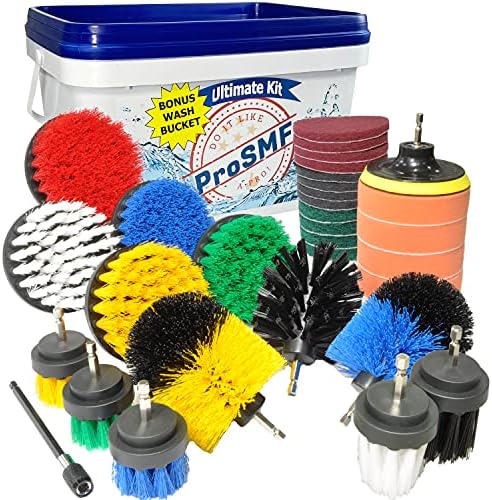 ProSMF Пробийте Brush - Ultimate All Purpose Cleaning - Пробийте Brush Set - Power Scrubber Cleaning Brush - Bathroom