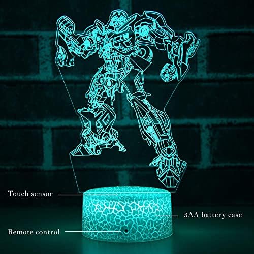 Transformers Bumblebee Робот Light Camaro Race car Night Light Side Table Lamp as Gifts for Kids or Adults, Décor Light for Kids Room/Living Room