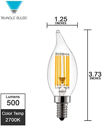 (3 опаковки) 6-ваттная led лампа с нажежаема жичка с регулируема яркост, 60-Ваттная замяна на крушки с нажежаема жичка,