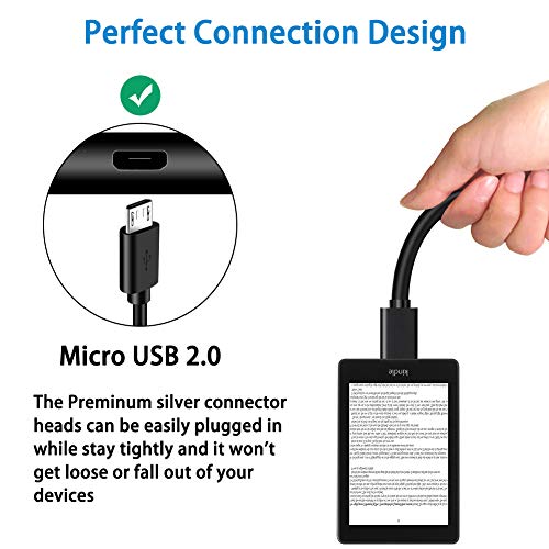 6 ФУТА Micro USB Кабел за Samsung,Огън и Ipad,Kindle Четец,HTC,Nokia,Sony, Motorola,TV Stick Мини-Бързо зарядно устройство,PS4,Бърз