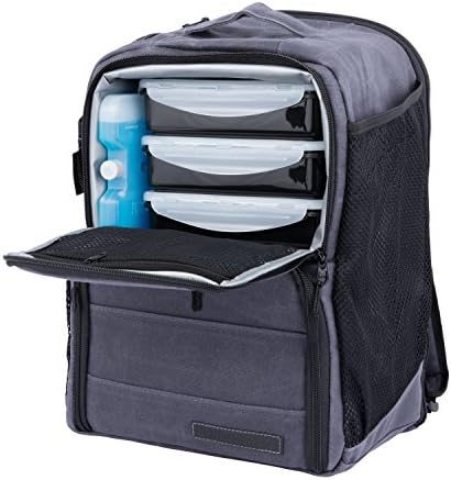 ЕРП Meal Подготовка Backpack by Evolutionize - Цялостна система за управление на захранването - може да побере 6 хранения - Включва в себе си разделиха съдове за готвене + пакет с л