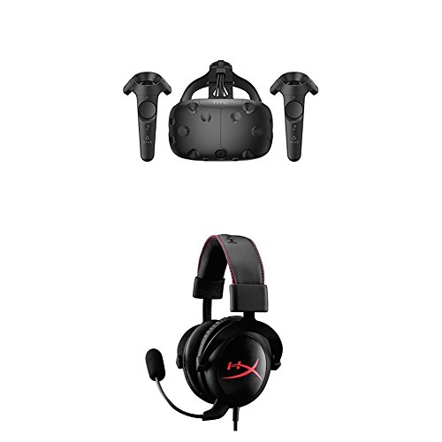 HTC VIVE Virtual Reality System и HyperX Cloud Gaming Headset Пакет