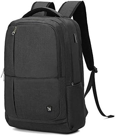 OIWAS Лаптоп Backpack 17 Инча За Мъжете Бизнес 17,3 Инча Bagpack Жени Пътуват Раница Голям Колеж Училище Bookbag Тийнейджъри(черен)