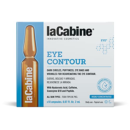 laCabine Eye Contour Ампульная серум за намаляване на тъмните кръгове, подпухналостта и бръчките с кофеин и коэнзимом