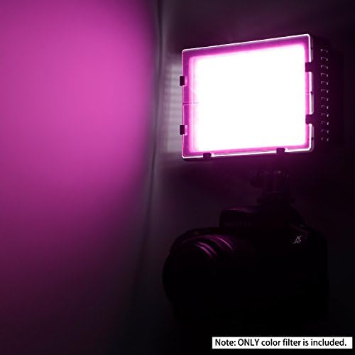 Neewer 8-Lighting Pack Color Filter Tansparent Color Correction Filter in 8 за Neewer CN160 CN126 CN216 LED Video Light,