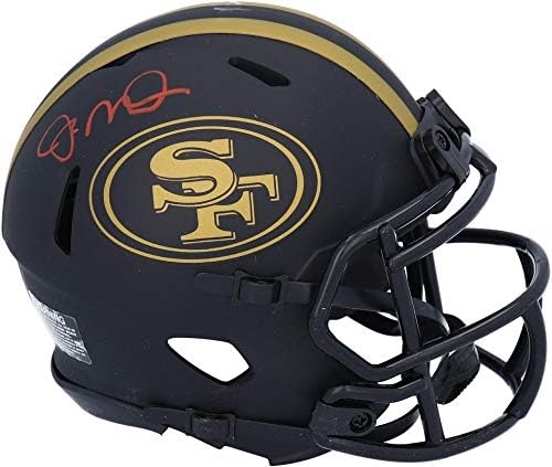 Джо Монтана San Francisco 49ers Autographed Riddell Eclipse Alternate Speed Mini Helmet - Автографированные Мини-Каски NFL