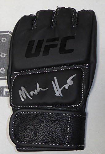 Марк Хънт е Подписал Официалната ръкавицата UFC PSA/DNA COA Autograph 193 180 Fight Night 65 - Ръкавици UFC с Автограф