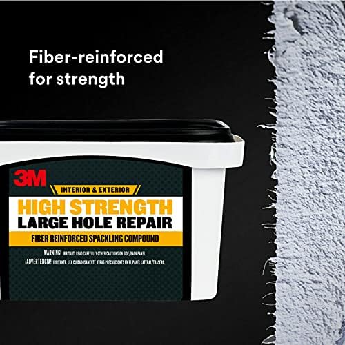3M High Strength Large Hole Repair, 32 oz, 3M Large Area Drywall Sanding Sponge, Fine/Medium, и ScotchBlue Original 2090