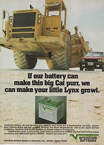Обява във вестник: 1984 Caterpillar 631D Стъргалка Wheel for Tractor Interstate Batteries:Ако нашата батерия може да накара