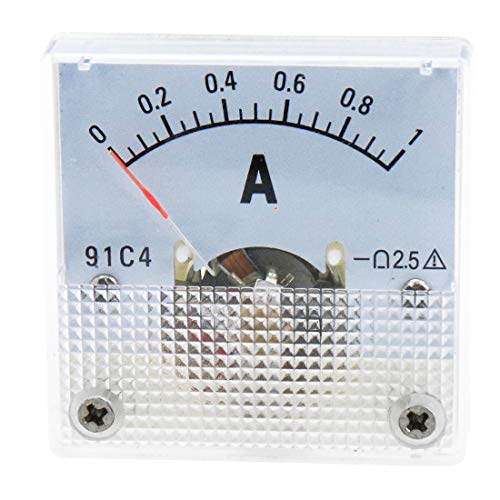 Bitray DC 0-1A 91C4-A Амперметър Аналогов Амперметър Измервателният Ток Панел Измерител на Амперметър, Сензор за Автоматично