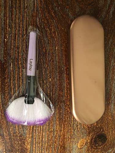 Layhou Make Up Cosmetic Brush Foundation Powder Blush Makeup Brushes Глава на Четка За Коса От Синтетични Влакна, с Пластмасова Дръжка