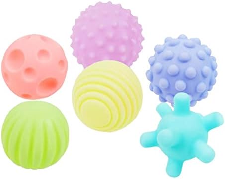 Colaxi 6X Children Baby Textured Multi Balls TPU Масаж Сензорни Забавни Играчки - Стил 2