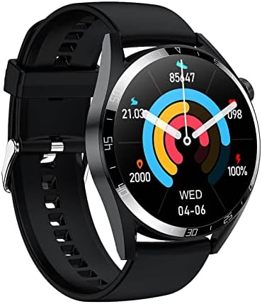 HJTCZHUANYONG Watch GT3 Bluetooth Телефонна Smart Watch Ниска Консумация на енергия Двухрежимные Въртящи се Часовници
