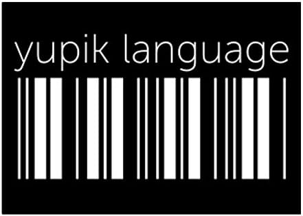 Teeburon Yupik Language Lower Баркод Sticker Pack x4 6х4