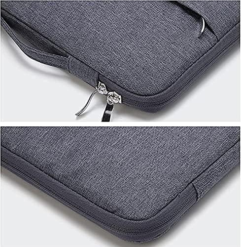 Чанта повод ръкави лаптоп 14 ИНЧА водоустойчива с двоен цип (14 инча, морав цвят)