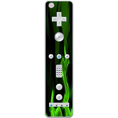 Зелен Дим Vinyl Стикер Стикер Кожа Лунна Светлина Печат за Wiimote Wii Контролера