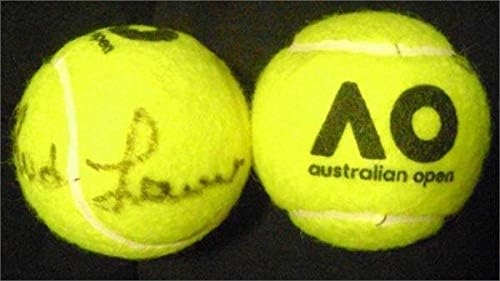 Rod Laver autographed Australian Open tennis ball (Player Hall of Famer SC) - Тенис топки с автографи