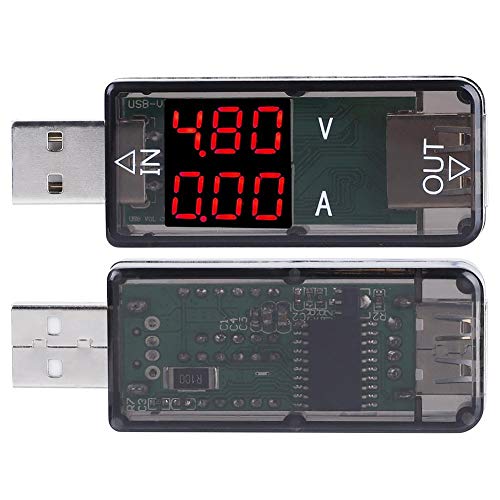 USB Тестер, USB Цветен LCD Волтметър Амперметър Измервателният Ток Мултицет Зарядно Устройство, USB Тестер, Електрически