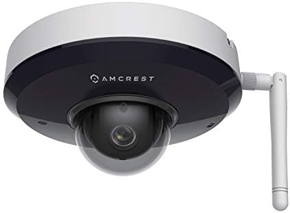 Amcrest ProHD 1080P PTZ WiFi камера, 2MP Външна Антивандальная Куполна IP камера (3X оптичен зуум) IK08 Антивандальная,