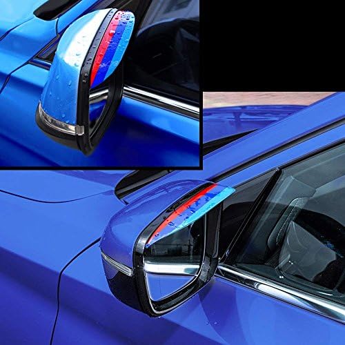 3 Цвята Стайлинг Автомобили Дъжд на Вежди на Автомобил за Обратно виждане Странично Огледало Щит Водоустойчив За периода 2005-2008 година BMW Серия 3 E90 E91 320 325 330 335