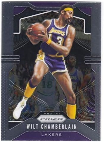 2019-20 Prizm NBA #18 Уилт Чембърлейн Лос Анджелис Лейкърс Официалната Баскетболна търговска Панини карта