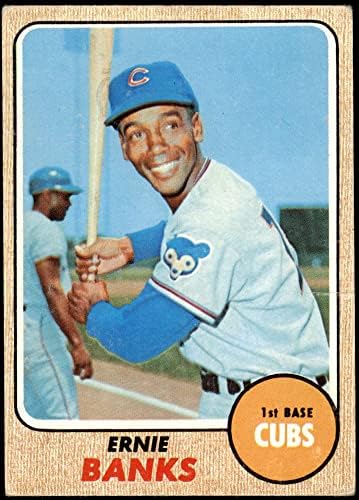 1968 Topps 355 Ърни Banks Chicago Cubs (Бейзболна картичка) GOOD Cubs