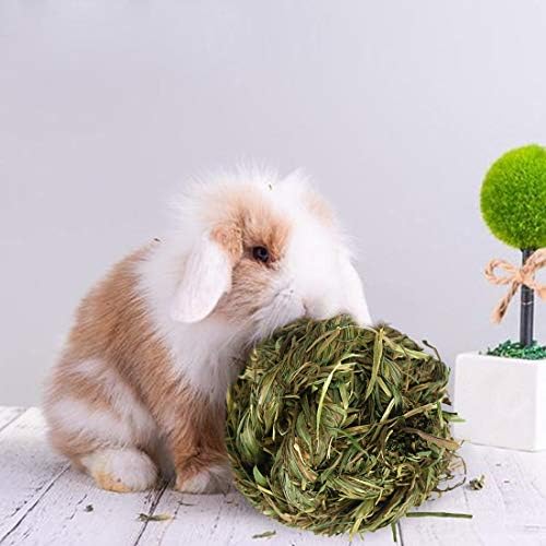 PINVNBY 6 Pack Rabbit Ivan Grass Топки,Бъни Natural Timothy Нетъкан Grass Топка Teeth Grinding Activity Играй Хамстер,чинчили,един
