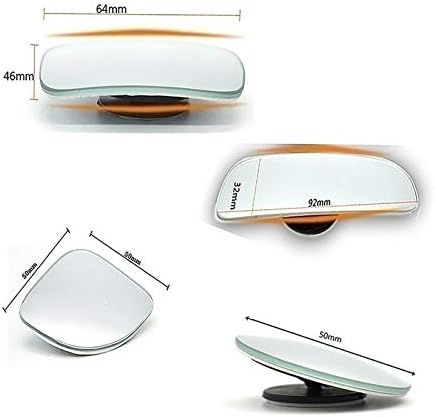 XJZHJXB Автомобилни Огледала на Слепи петна, които са Съвместими с Огледала на Слепи петна Lincoln MKX, 2 Пакета за Паркиране