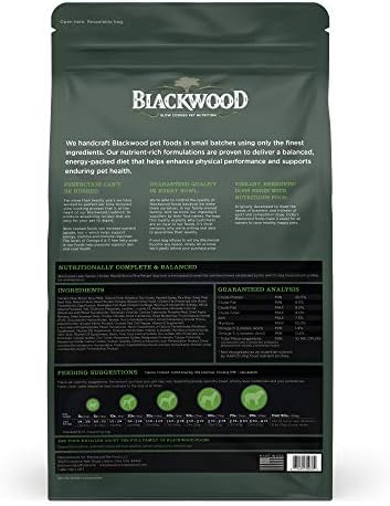 Blackwood Dog Food Made in USA Slow Cooked Dry Dog Food [Естествена храна за кучета от всички породи и размери], Плик