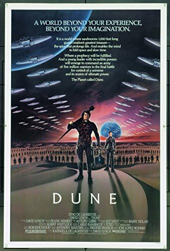 Дюн (1984) Плакат на филма един Обикновен американски однолистный плакат Никога не се сгъва 27x41 КАЙЛ MACLACHLAN ВИРДЖИНИЯ