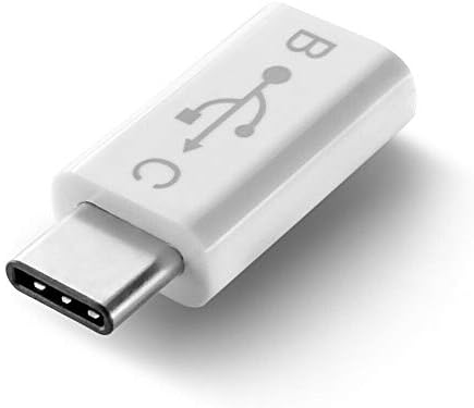 yan USB-C Male to Micro USB Female Adapter for MacBook 12inch 2015 / Nexus 5X White