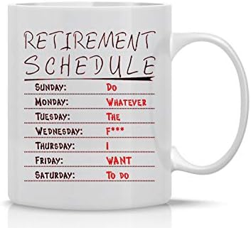 График за пенсиониране - Забавно Пенсионната чаша - Чаша за баба, дядо, мама, татко, Учителите, приятелите, колегите и