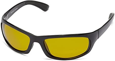 Поляризирани слънчеви очила до fisherman Eyewear Permit, матово черен дограма (амбър поляризованная леща) Среден/голям