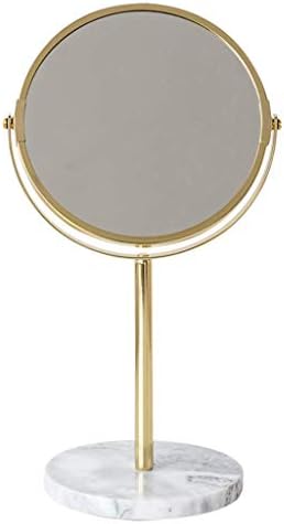 Двустранно Увеличително Огледало За Грим Златното Огледало За Тоалетка Маса 180 Градуса Свободна Ротация е Най-подходящ