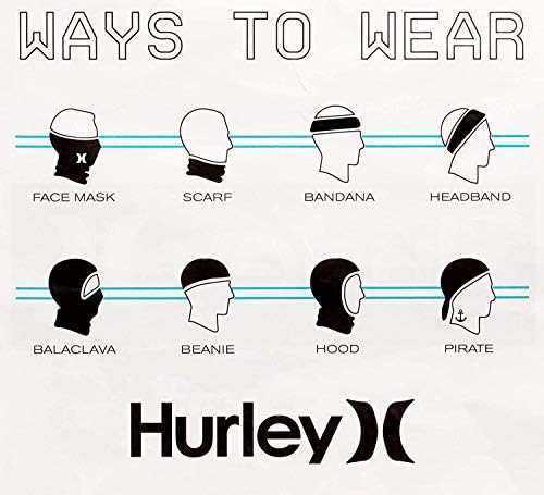 Многофункционална Лесна маска за лице Hurley Neck Gaiter с Влагоотводящей технология