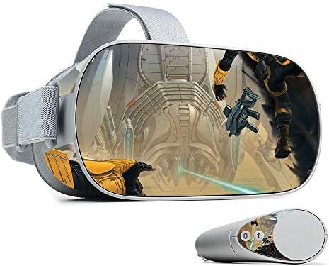 MightySkins Skin е Съвместим с Oculus Go - Battlefield | Защитно, здрава и уникална vinyl стикер wrap Cover | Лесно се нанася, се отстранява и обръща стилове | Произведено в САЩ