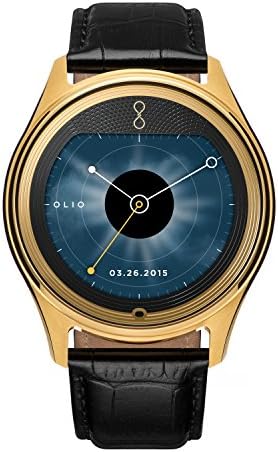 Olio 'One' h-1b-КОД-10 Умен часовник от неръждаема стомана и 24-каратово злато