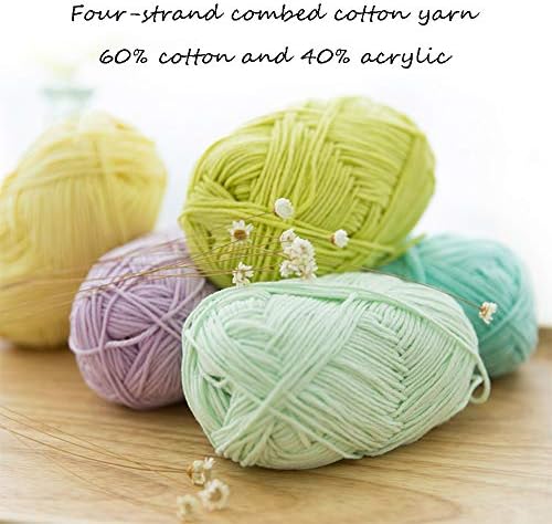 XXSC-ЩВ САМ Етикети Flowers Hand Чанта Messenger Bag Материал Package, Including 240G Yarn Balls for Crocheting, Knitting