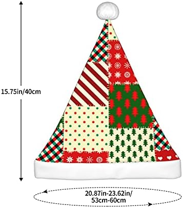 Весела Коледа Christmas Hat Led Light Up Plush Fabric Santa Claus Hat For Adults Cosplay