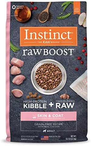 Instinct Raw Boost е Натурален Суха Храна За Кучета, Беззерновой Храна + Sublimated Сурова Храна за Кучета с Функционални